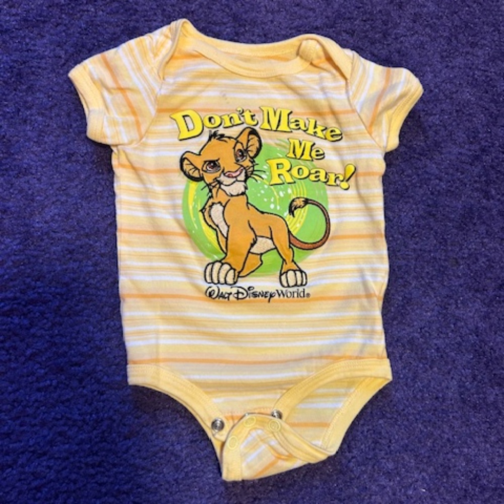 Disney The Lion King, Simba baby Onesie - 6 Months